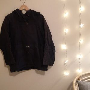 Pull over canvas jacket